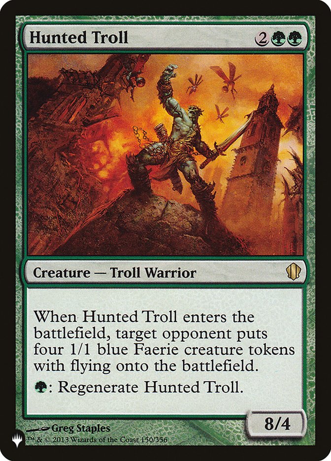 Hunted Troll [The List] | Jomio and Rueliete's Cards and Comics