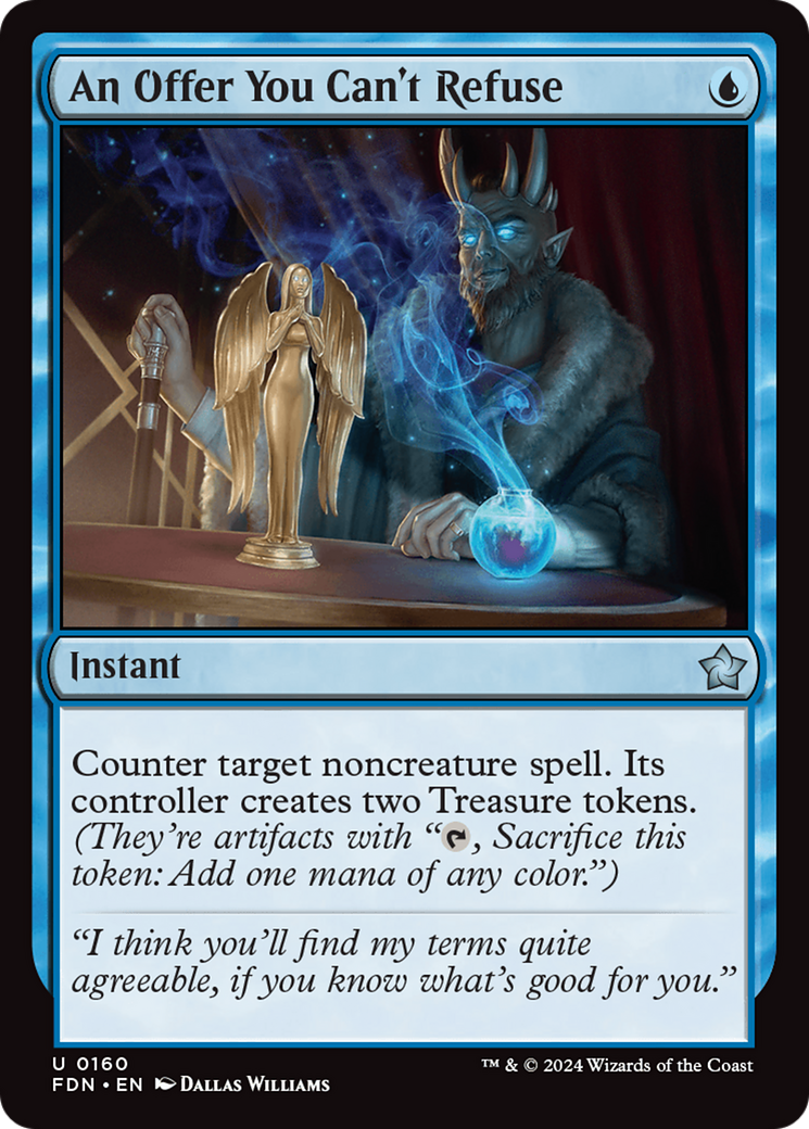 An Offer You Can't Refuse [Foundations] | Jomio and Rueliete's Cards and Comics