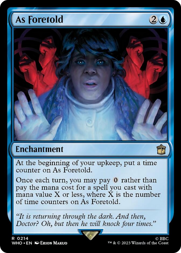 As Foretold [Doctor Who] | Jomio and Rueliete's Cards and Comics