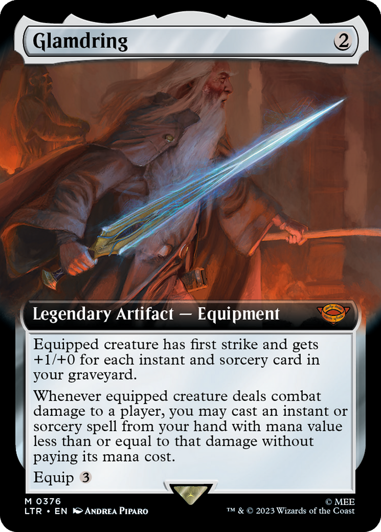 Glamdring (Extended Art) [The Lord of the Rings: Tales of Middle-Earth] | Jomio and Rueliete's Cards and Comics