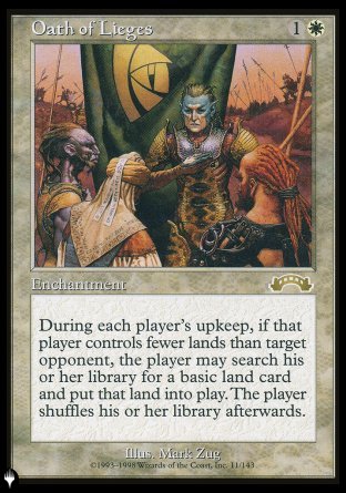 Oath of Lieges [The List] | Jomio and Rueliete's Cards and Comics