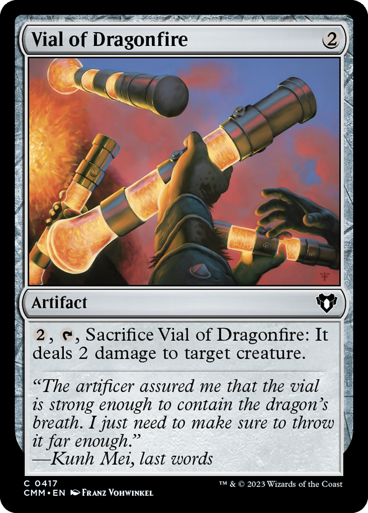 Vial of Dragonfire [Commander Masters] | Jomio and Rueliete's Cards and Comics