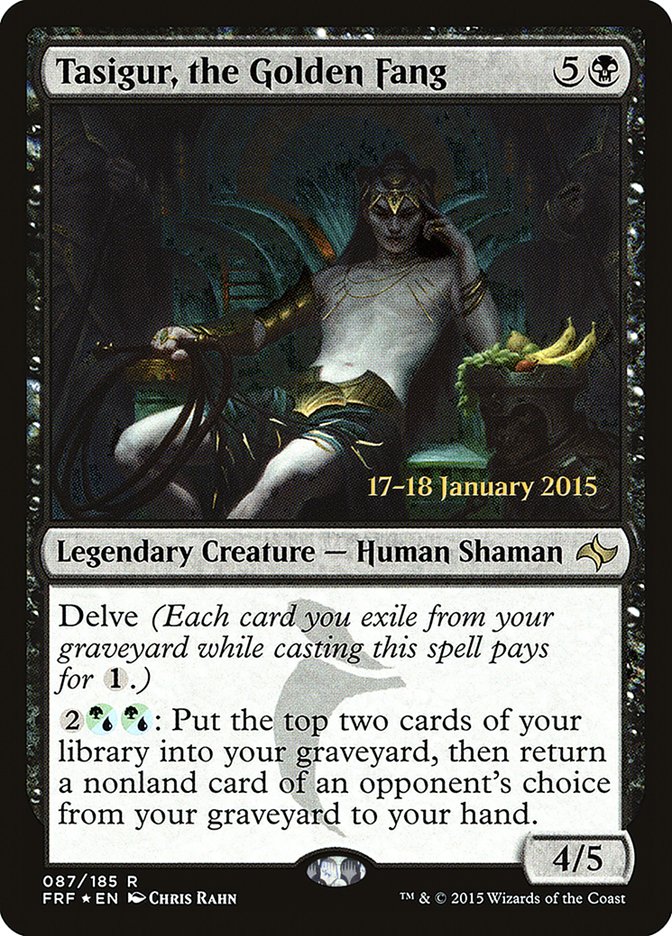 Tasigur, the Golden Fang [Fate Reforged Prerelease Promos] | Jomio and Rueliete's Cards and Comics