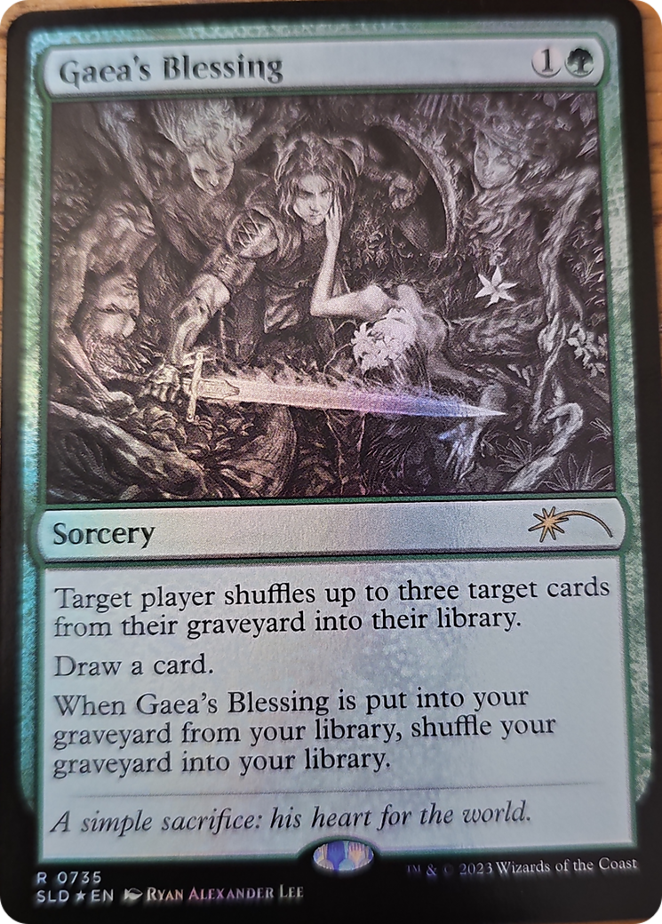 Gaea's Blessing (Sketch Showcase) [Secret Lair Drop Series] | Jomio and Rueliete's Cards and Comics