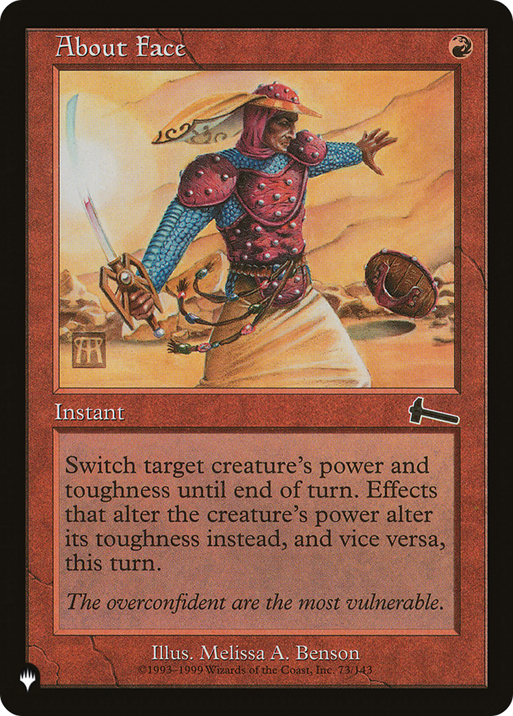 About Face [The List] | Jomio and Rueliete's Cards and Comics