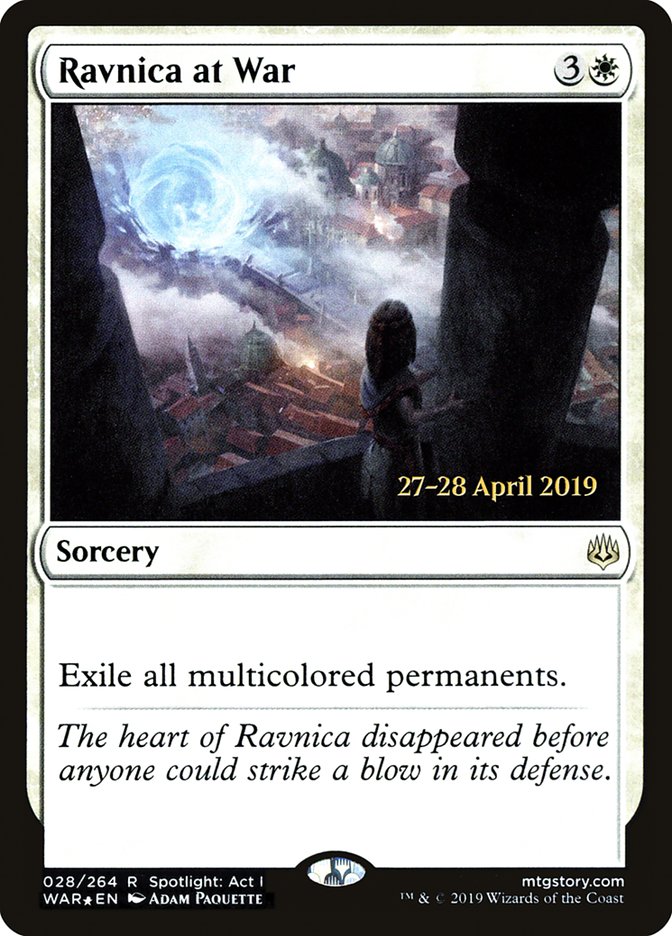 Ravnica at War [War of the Spark Prerelease Promos] | Jomio and Rueliete's Cards and Comics