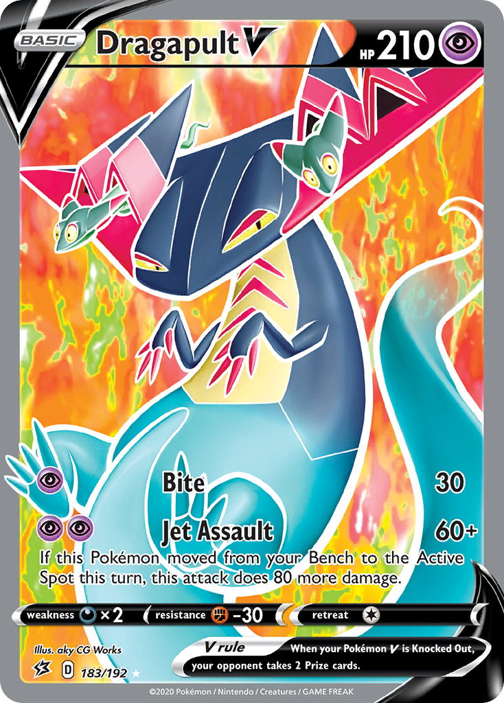 Dragapult V (183/192) [Sword & Shield: Rebel Clash] | Jomio and Rueliete's Cards and Comics
