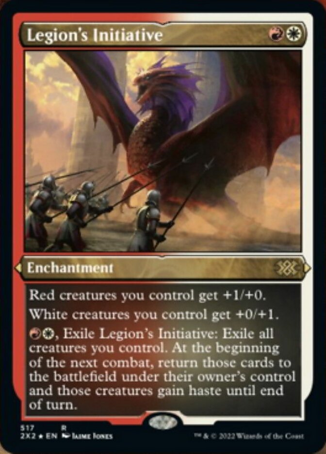 Legion's Initiative (Foil Etched) [Double Masters 2022] | Jomio and Rueliete's Cards and Comics