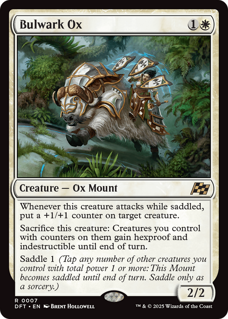 Bulwark Ox [Aetherdrift] | Jomio and Rueliete's Cards and Comics