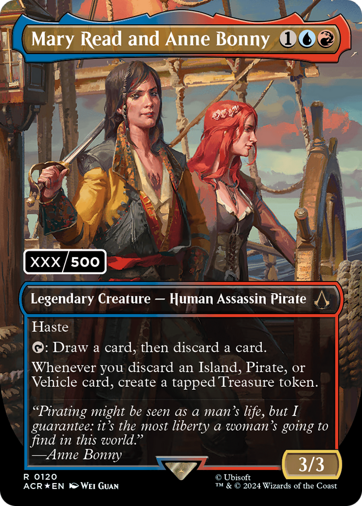 Mary Read and Anne Bonny (English) (Serial Numbered) [Assassin's Creed] | Jomio and Rueliete's Cards and Comics