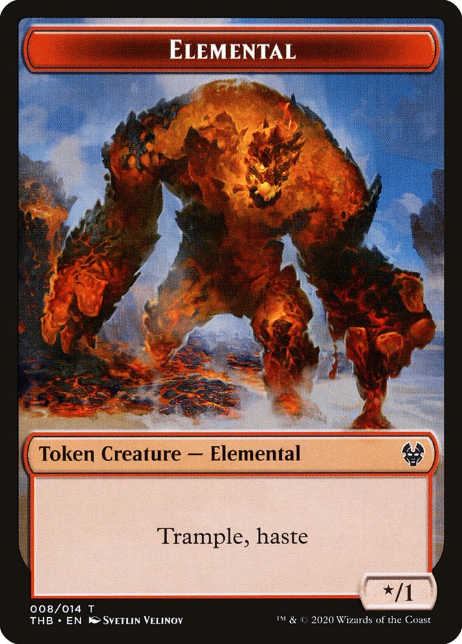 Elemental Token [Theros Beyond Death Tokens] | Jomio and Rueliete's Cards and Comics