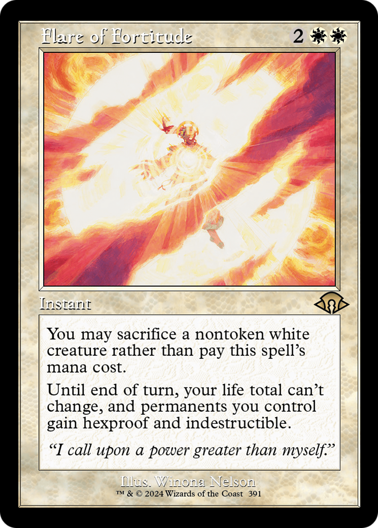 Flare of Fortitude (Retro) [Modern Horizons 3] | Jomio and Rueliete's Cards and Comics