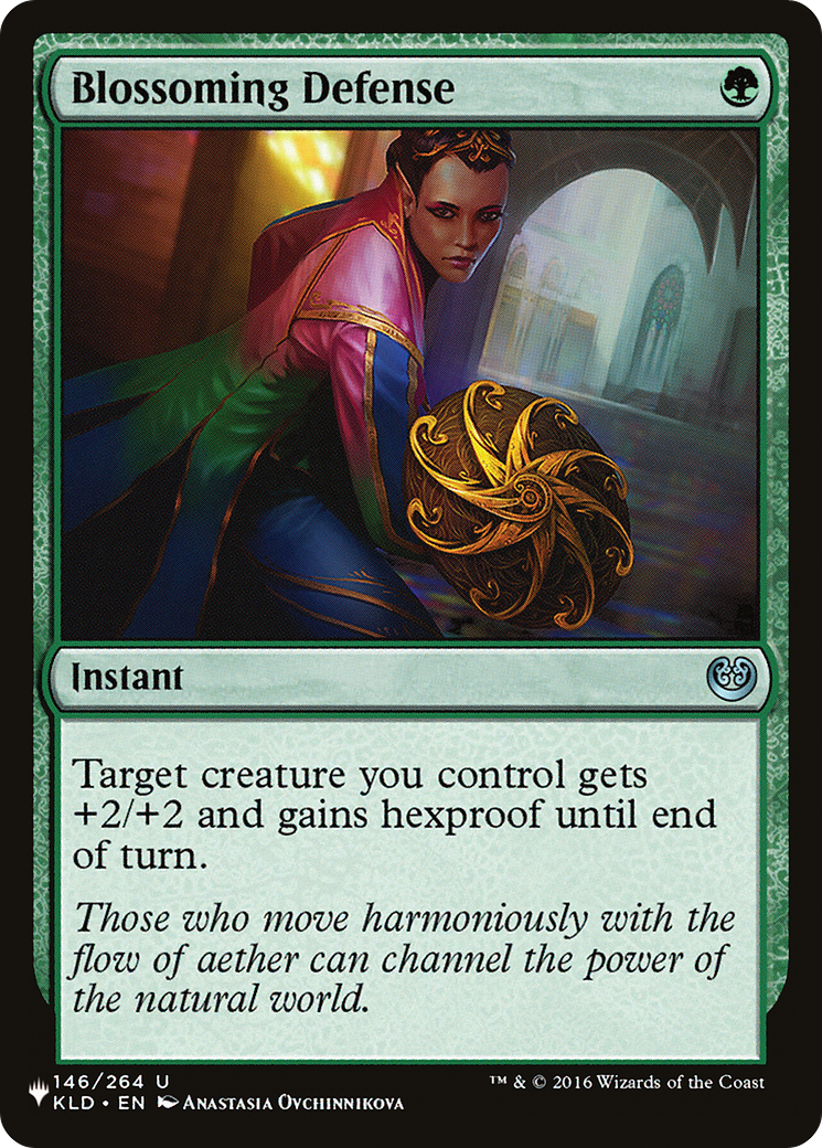 Blossoming Defense [The List] | Jomio and Rueliete's Cards and Comics