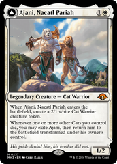 Ajani, Nacatl Pariah // Ajani, Nacatl Avenger [Modern Horizons 3] | Jomio and Rueliete's Cards and Comics