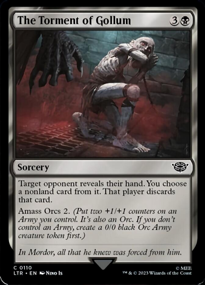 The Torment of Gollum [The Lord of the Rings: Tales of Middle-Earth] | Jomio and Rueliete's Cards and Comics