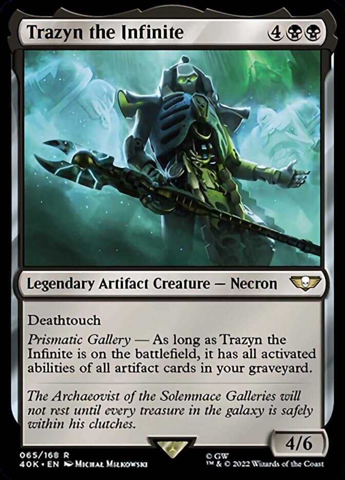 Trazyn the Infinite (Surge Foil) [Warhammer 40,000] | Jomio and Rueliete's Cards and Comics