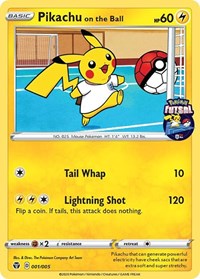 Pikachu on the Ball (001/005) [Miscellaneous Cards] | Jomio and Rueliete's Cards and Comics