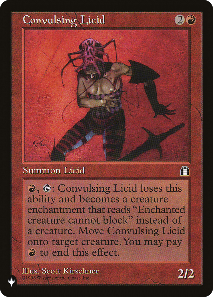 Convulsing Licid [The List] | Jomio and Rueliete's Cards and Comics