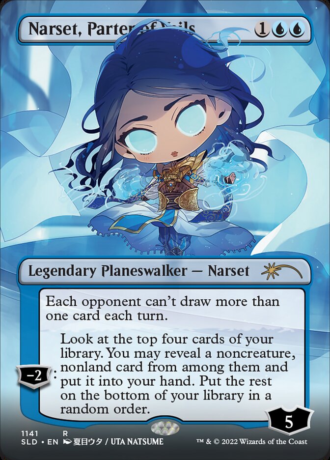 Narset, Parter of Veils (Borderless) [Secret Lair Drop Series] | Jomio and Rueliete's Cards and Comics