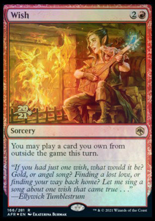 Wish [Dungeons & Dragons: Adventures in the Forgotten Realms Prerelease Promos] | Jomio and Rueliete's Cards and Comics