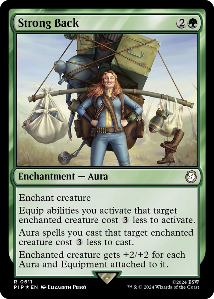 Strong Back (Surge Foil) [Fallout] | Jomio and Rueliete's Cards and Comics