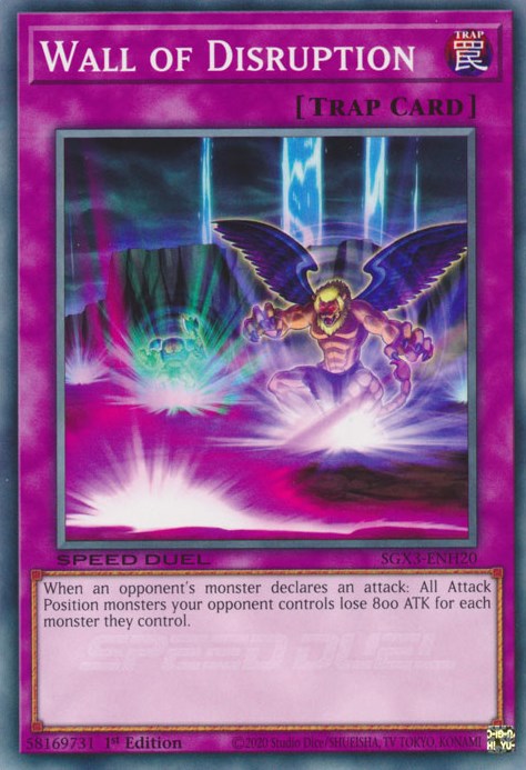 Wall of Disruption [SGX3-ENH20] Common | Jomio and Rueliete's Cards and Comics