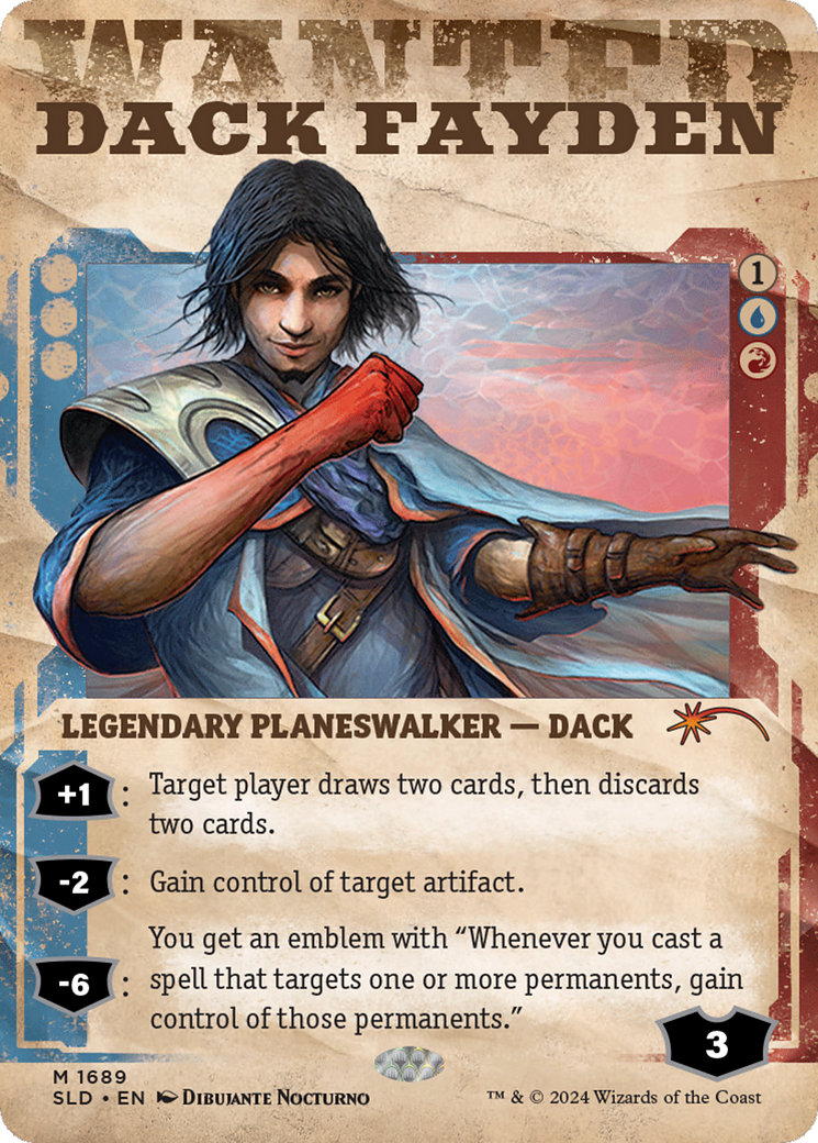 Dack Fayden (1689) [Secret Lair Drop Series] | Jomio and Rueliete's Cards and Comics