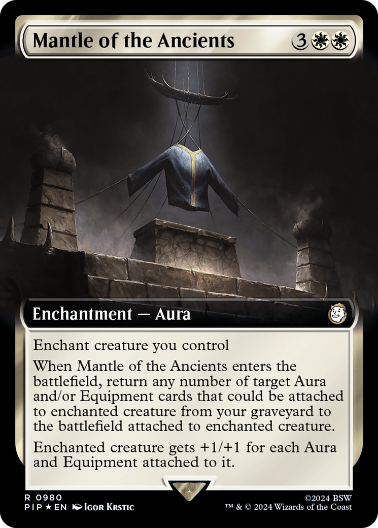 Mantle of the Ancients (Extended Art) (Surge Foil) [Fallout] | Jomio and Rueliete's Cards and Comics