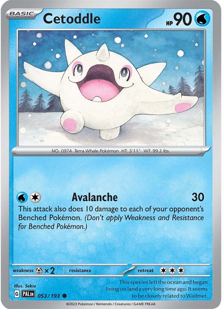 Cetoddle (053/193) [Scarlet & Violet: Paldea Evolved] | Jomio and Rueliete's Cards and Comics