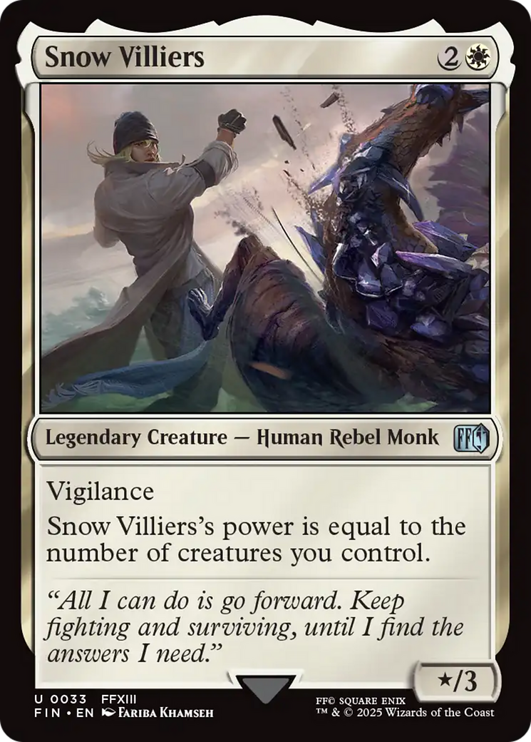 Snow Villiers [FINAL FANTASY] | Jomio and Rueliete's Cards and Comics
