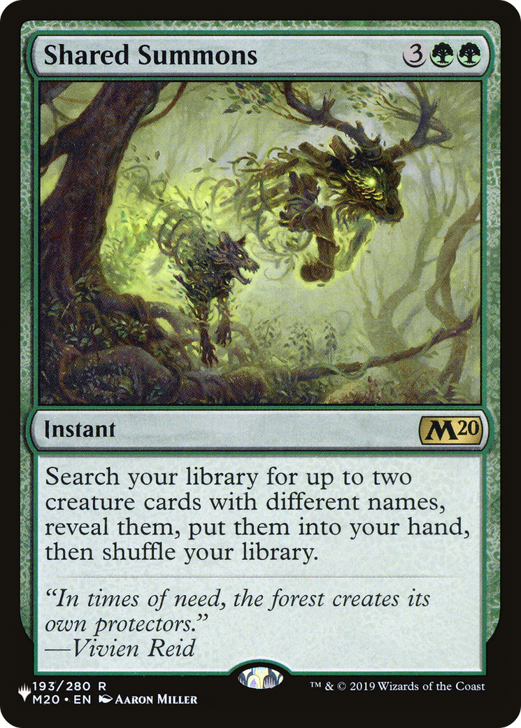 Shared Summons [The List] | Jomio and Rueliete's Cards and Comics
