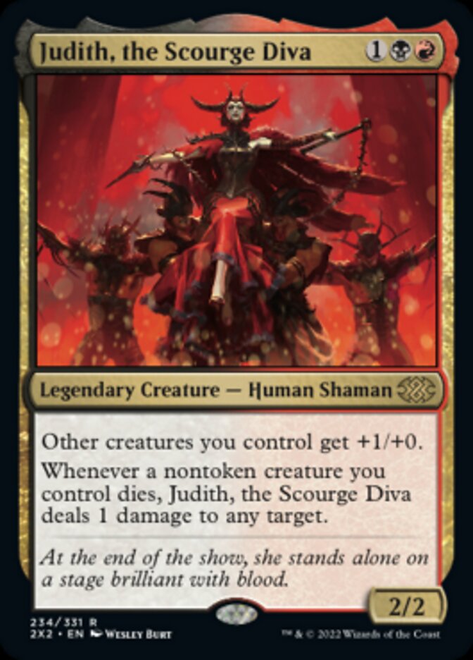 Judith, the Scourge Diva [Double Masters 2022] | Jomio and Rueliete's Cards and Comics