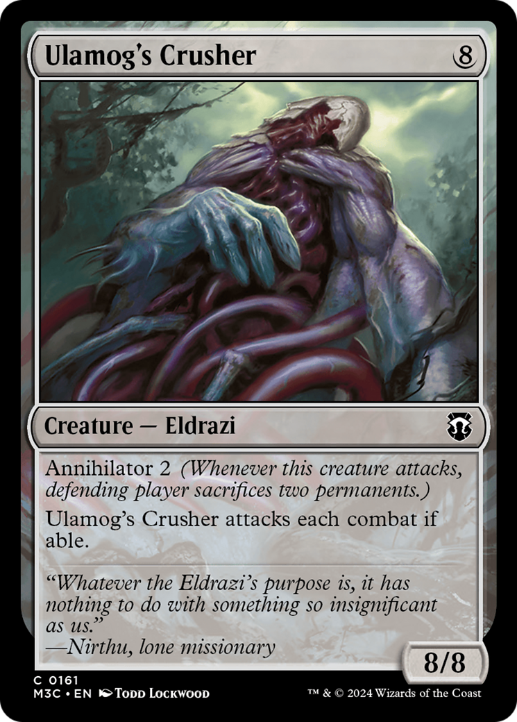 Ulamog's Crusher (Ripple Foil) [Modern Horizons 3 Commander] | Jomio and Rueliete's Cards and Comics