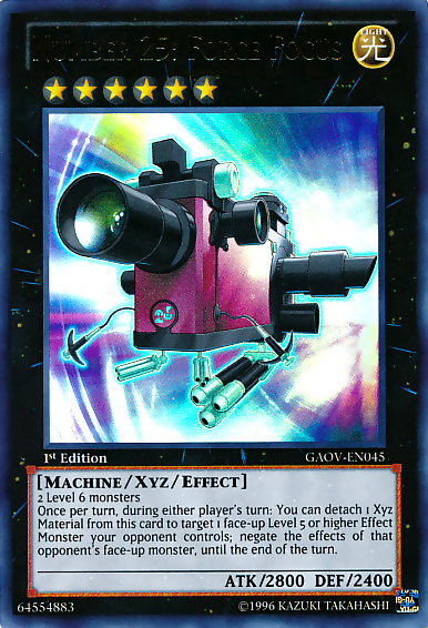 Number 25: Force Focus [GAOV-EN045] Ultra Rare | Jomio and Rueliete's Cards and Comics