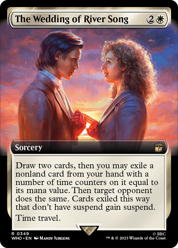 The Wedding of River Song (Extended Art) [Doctor Who] | Jomio and Rueliete's Cards and Comics