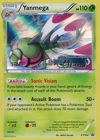 Yanmega (XY144) (Staff) [XY: Black Star Promos] | Jomio and Rueliete's Cards and Comics