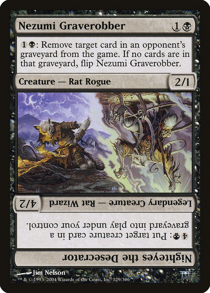 Nezumi Graverobber // Nighteyes the Desecrator [Champions of Kamigawa] | Jomio and Rueliete's Cards and Comics
