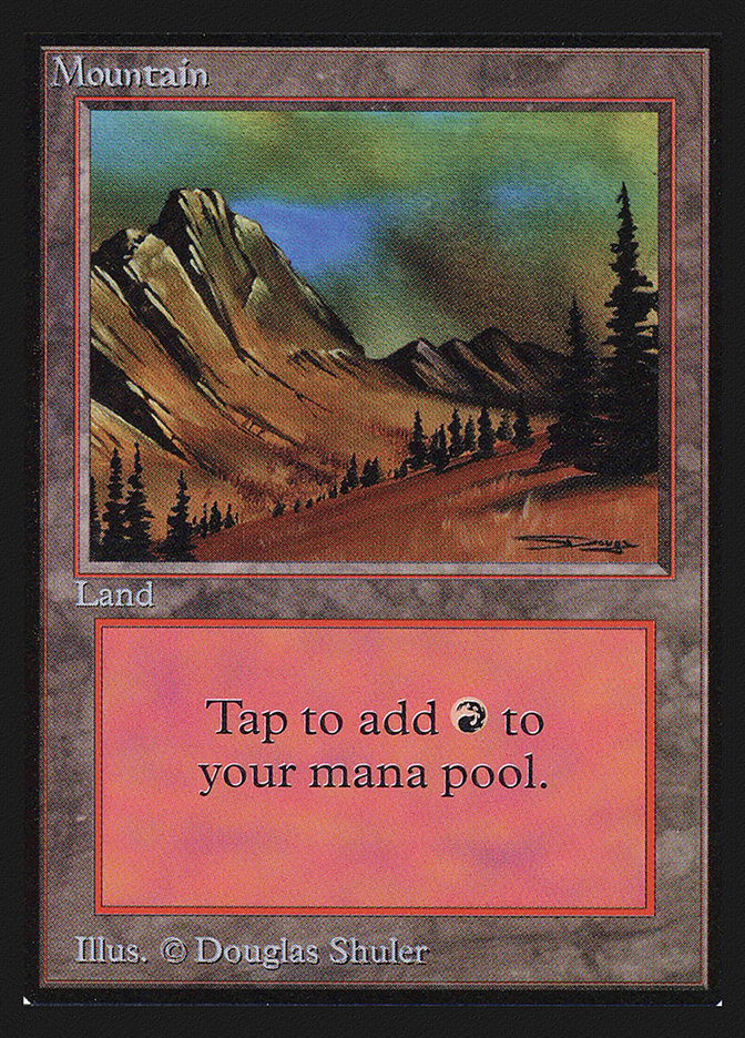 Mountain (No Snow) [International Collectors' Edition] | Jomio and Rueliete's Cards and Comics