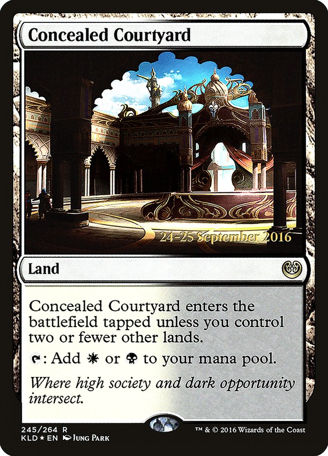 Concealed Courtyard [Kaladesh Prerelease Promos] | Jomio and Rueliete's Cards and Comics