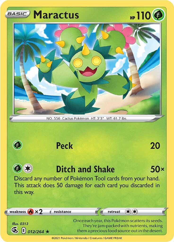 Maractus (012/264) [Sword & Shield: Fusion Strike] | Jomio and Rueliete's Cards and Comics