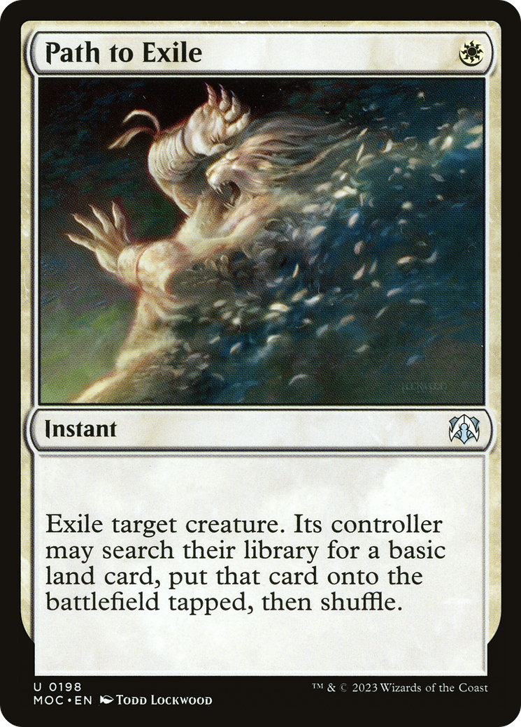Path to Exile [March of the Machine Commander] | Jomio and Rueliete's Cards and Comics