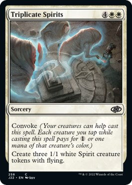 Triplicate Spirits [Jumpstart 2022] | Jomio and Rueliete's Cards and Comics
