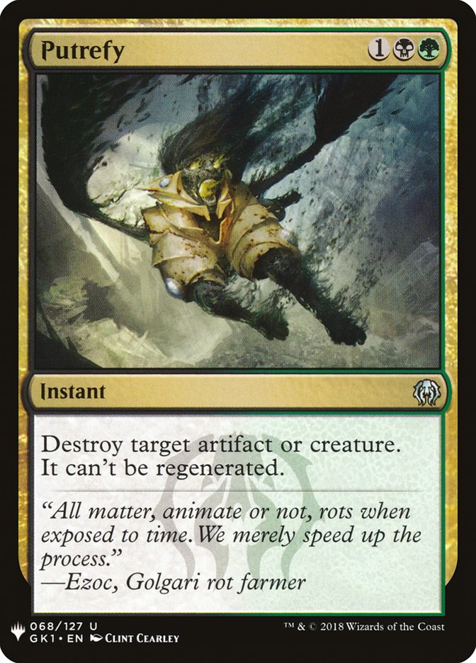 Putrefy [Mystery Booster] | Jomio and Rueliete's Cards and Comics