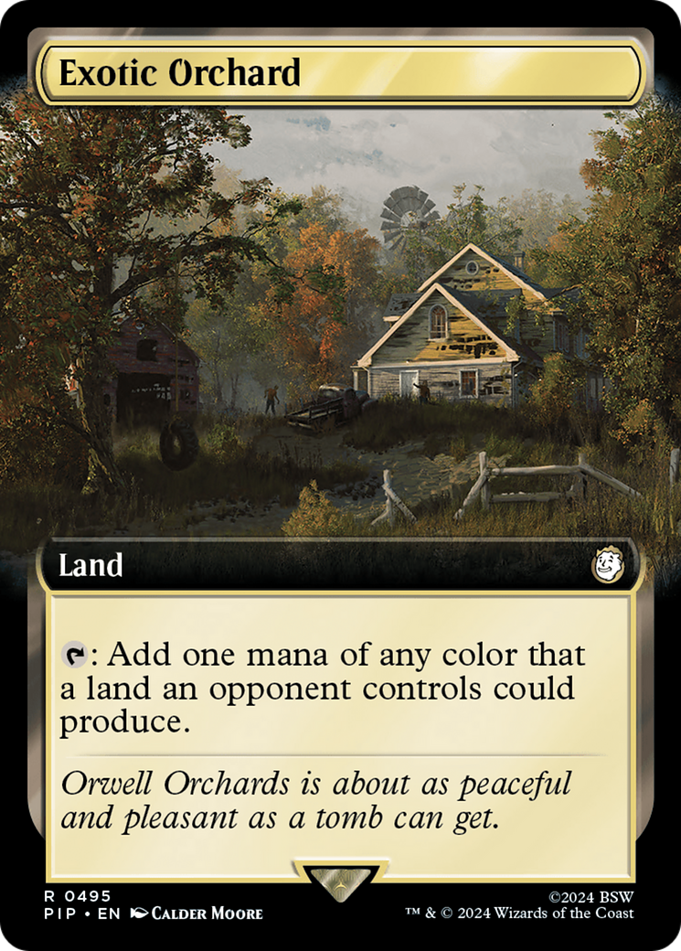 Exotic Orchard (Extended Art) [Fallout] | Jomio and Rueliete's Cards and Comics