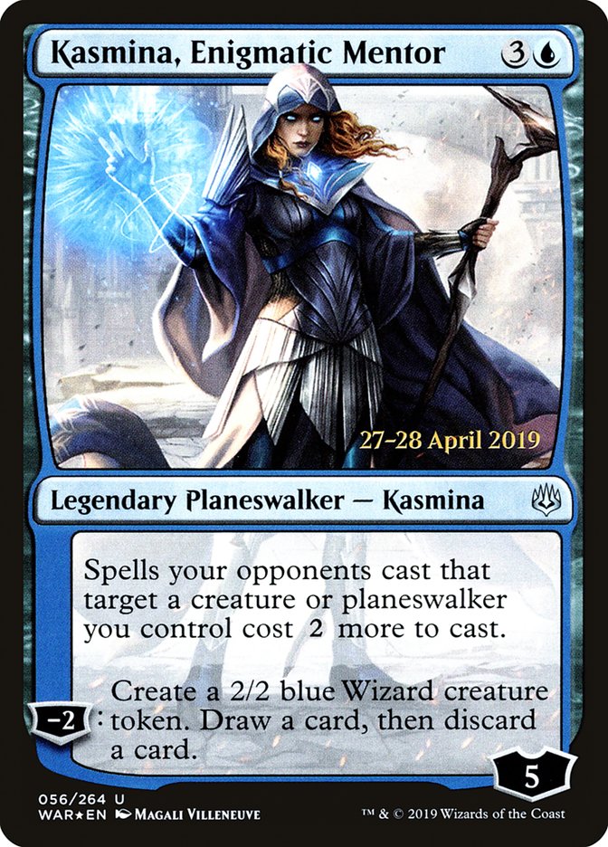 Kasmina, Enigmatic Mentor [War of the Spark Prerelease Promos] | Jomio and Rueliete's Cards and Comics
