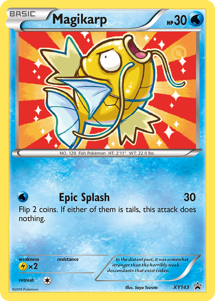 Magikarp (XY143) [XY: Black Star Promos] | Jomio and Rueliete's Cards and Comics