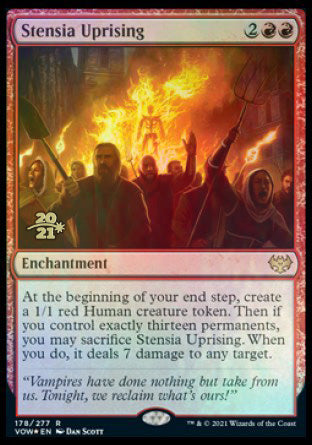 Stensia Uprising [Innistrad: Crimson Vow Prerelease Promos] | Jomio and Rueliete's Cards and Comics