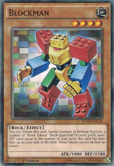 Blockman [YGLD-ENC21] Common | Jomio and Rueliete's Cards and Comics
