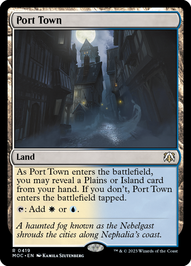 Port Town [March of the Machine Commander] | Jomio and Rueliete's Cards and Comics
