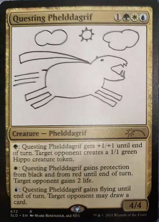 Questing Phelddagrif (672) [Secret Lair Drop Promos] | Jomio and Rueliete's Cards and Comics